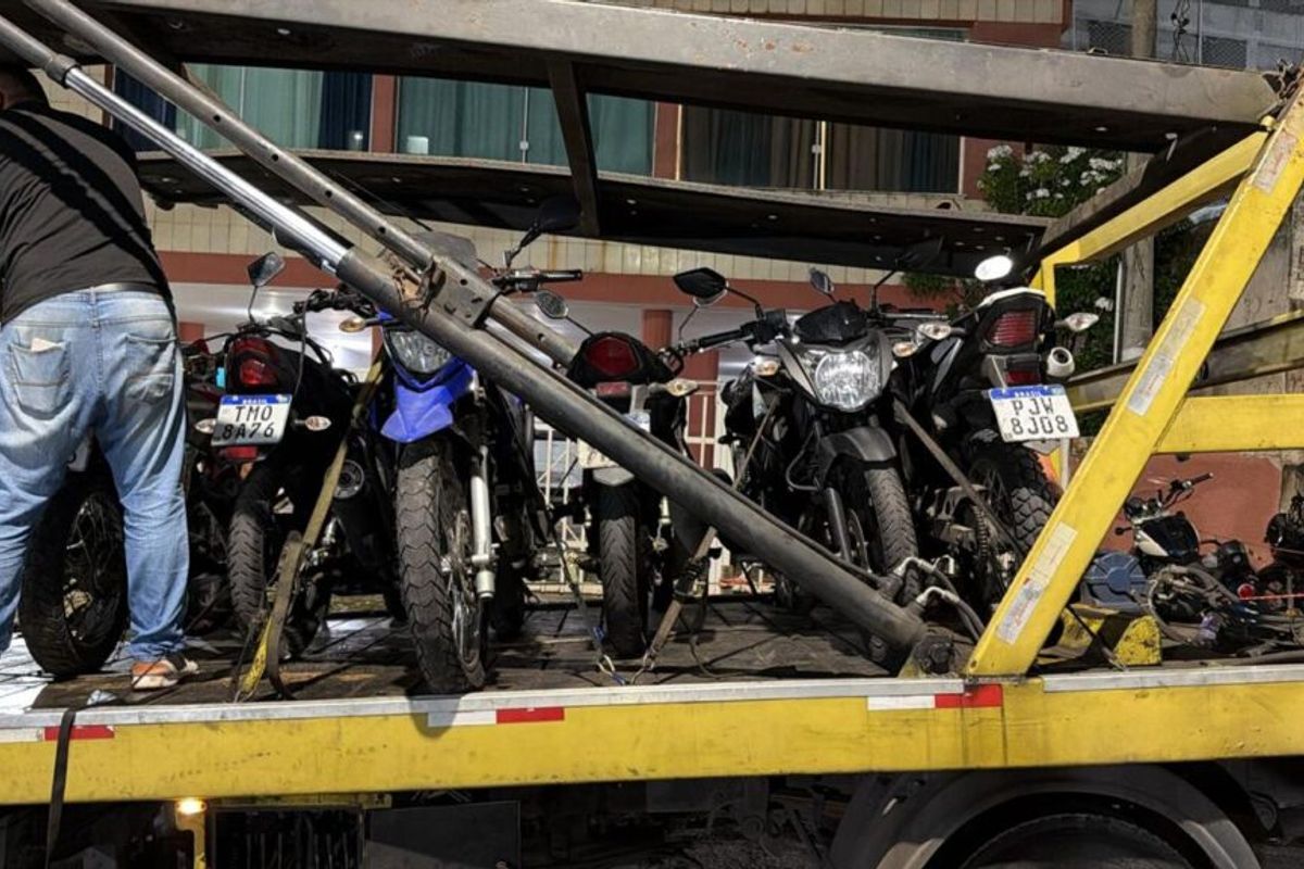 Opera&ccedil;&otilde;es contra ve&iacute;culos de transporte clandestino t&ecirc;m enfoque principal em motos, segundo Pablo souza, secret&aacute;rio da Mobilidade. Foto: Ascom / Semob 
