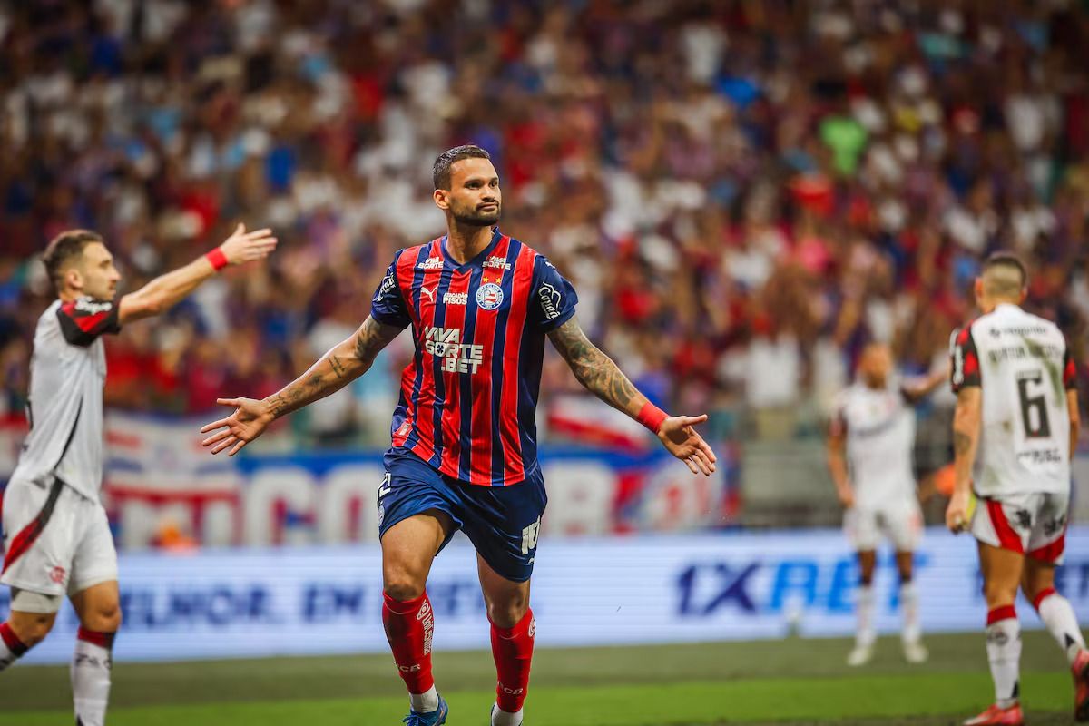 Bahia vence o Flamengo com gol de William José. Foto: Letícia Martins / EC Bahia