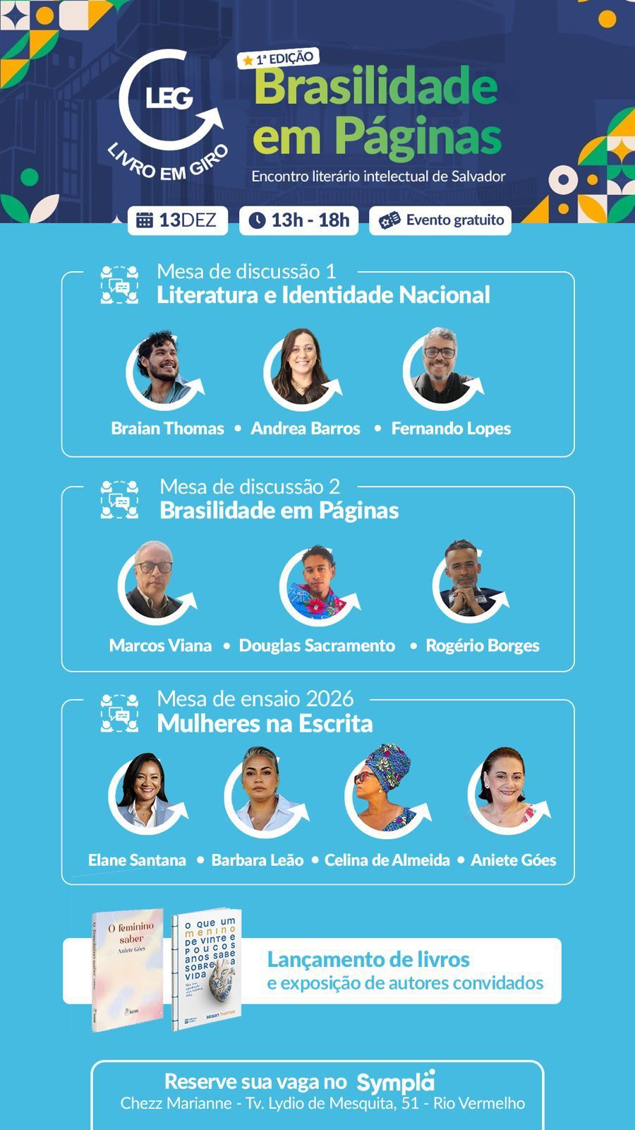 Salvador sediará, em dezembro, a primeira edição da Livro em Giro, iniciativa cultural que pretende alterar a forma como a leitura é vivenciada. | Foto: Divulgação