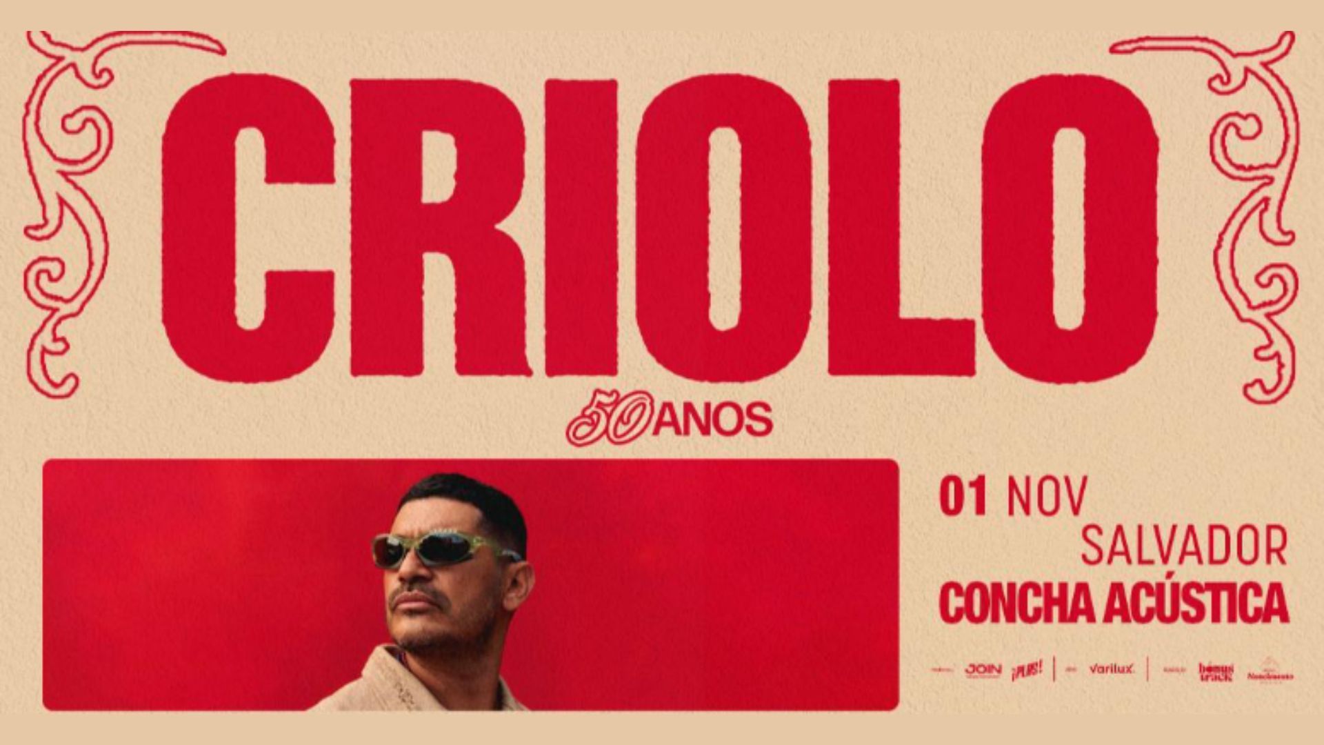 Criolo 50 desembarca em Salvador no dia 1º de novembro | Imagem: divulgação