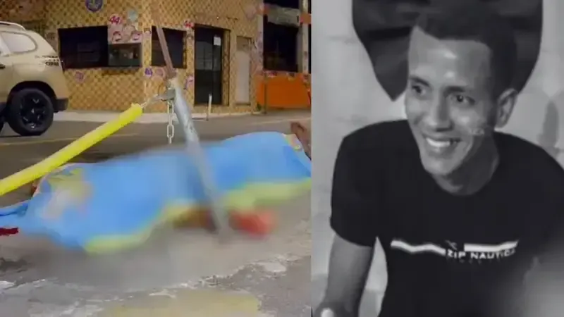 O lavador de carros Wesley de Assis Barcelar Coelho, de 30 anos, foi assassinado a pedradas na noite de quinta-feira (24), no bairro do Pero Vaz. | Foto: Redes Sociais/Al&ocirc; Juca