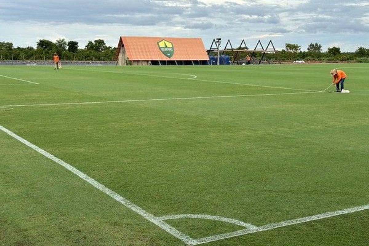 Partida entre Bahia e Cuiabá para a 1ª rodada do Brasileirão Sub-20 ocorreu no CT Manoel Dresch, na capital do Mato Grosso | Foto: Divulgação