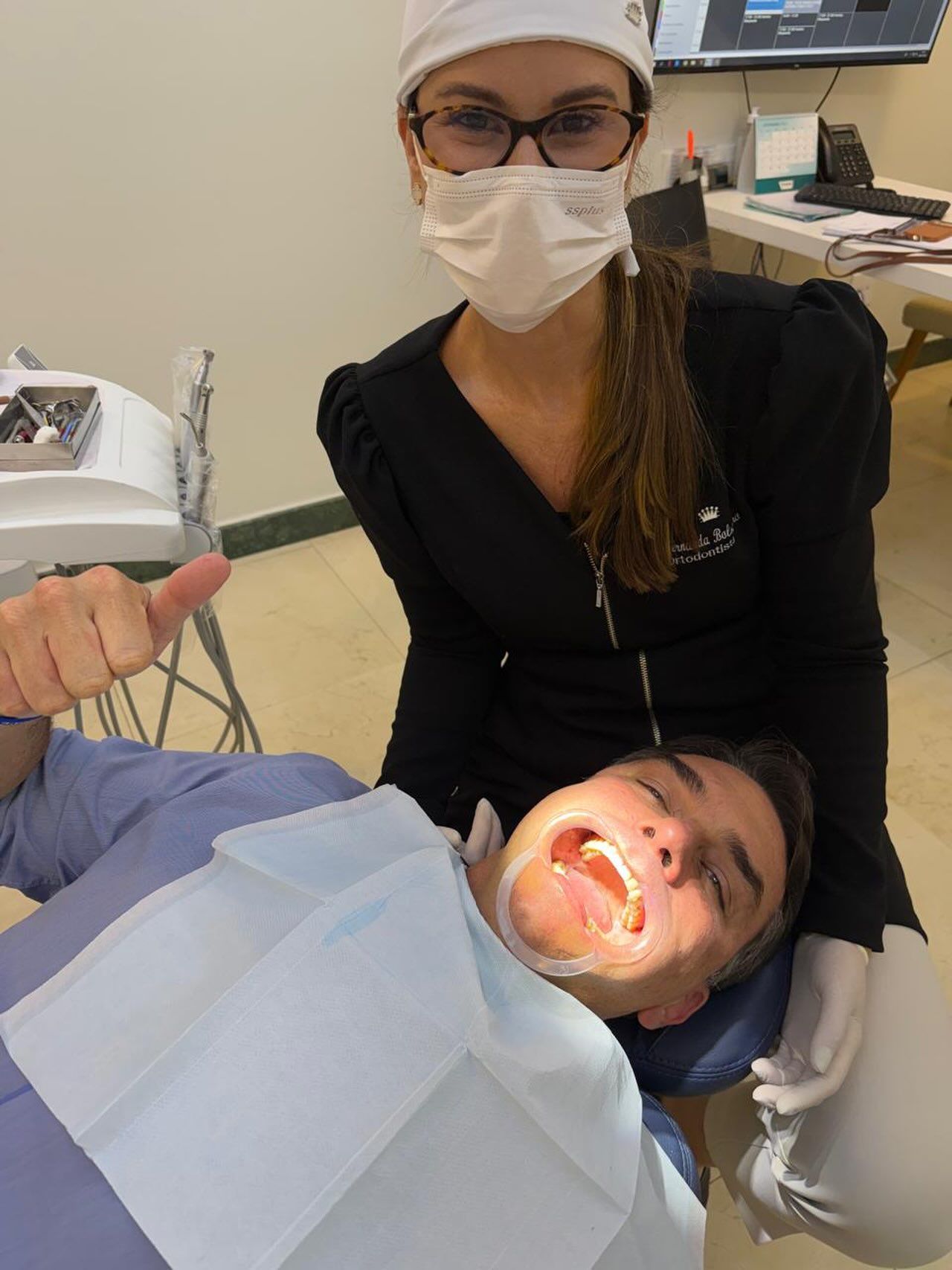 Fernanda Bolsonaro é cirurgiã-dentista, especializada em ortodontia e ortopedia facial. | Foto: Redes Sociais