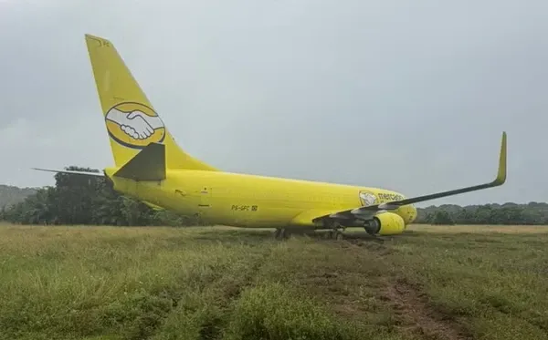 A aeronave envolvida no incidente &eacute; um Boeing 737, fabricado em 2007. | Foto: Redes Sociais