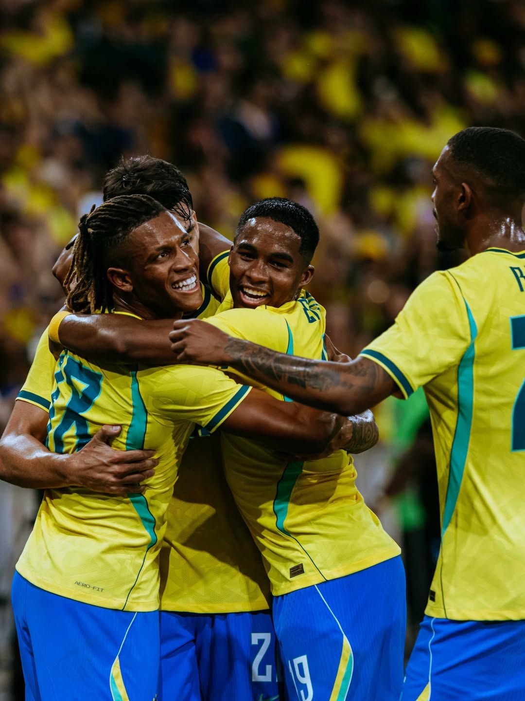 A Sele&ccedil;&atilde;o Brasileira venceu a Sele&ccedil;&atilde;o do Egito por 2 a 1 na noite deste s&aacute;bado (6), em Cleveland, nos Estados Unidos. | Foto: @endrick/Instagram