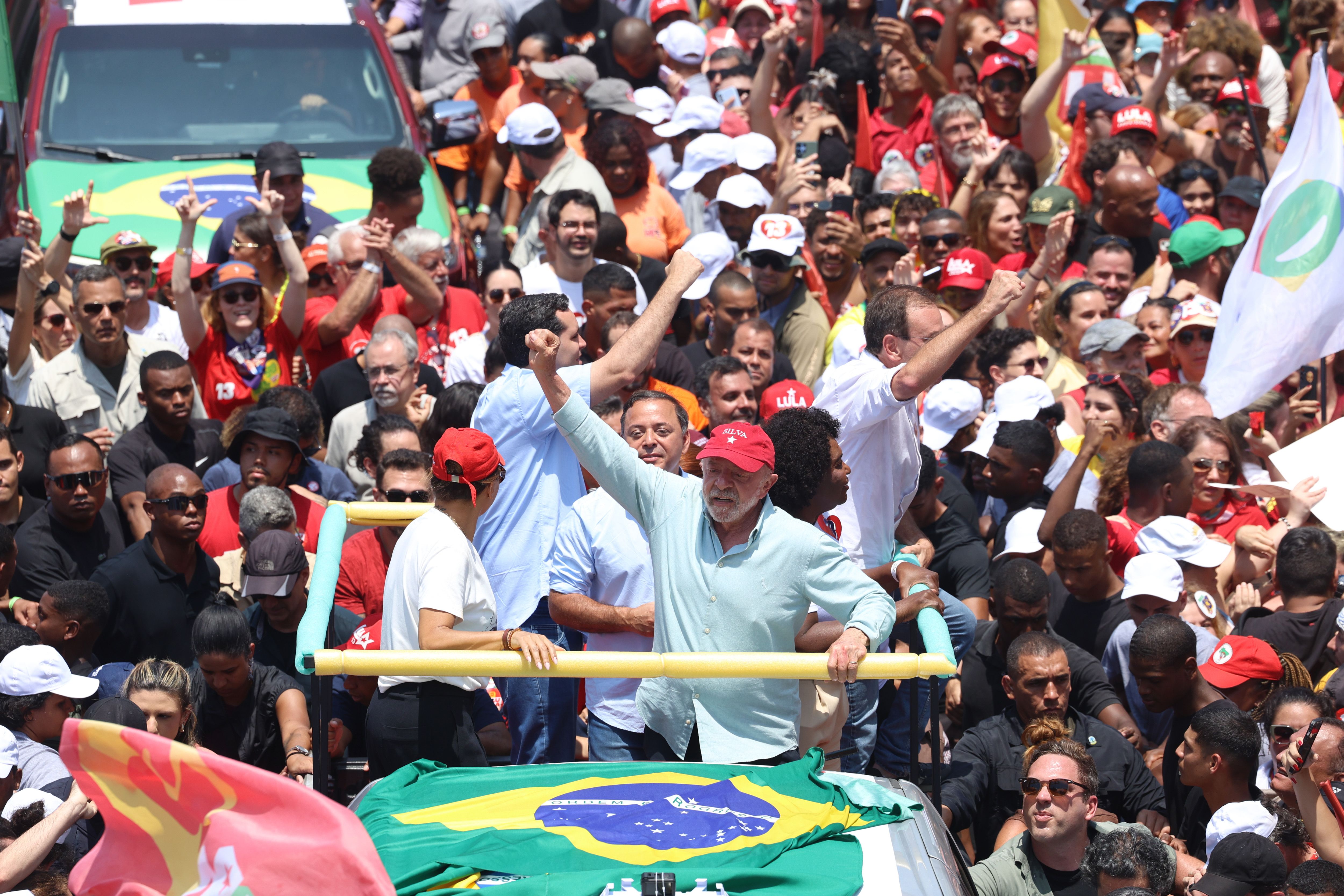 Lula (PT) terminou o segundo turno das elei&ccedil;&otilde;es de 2026 &agrave; frente de Fl&aacute;vio Bolsonaro (PL) em 98 munic&iacute;pios onde havia recebido menos votos. | Foto: Tomaz Silva/Ag&ecirc;ncia Brasil