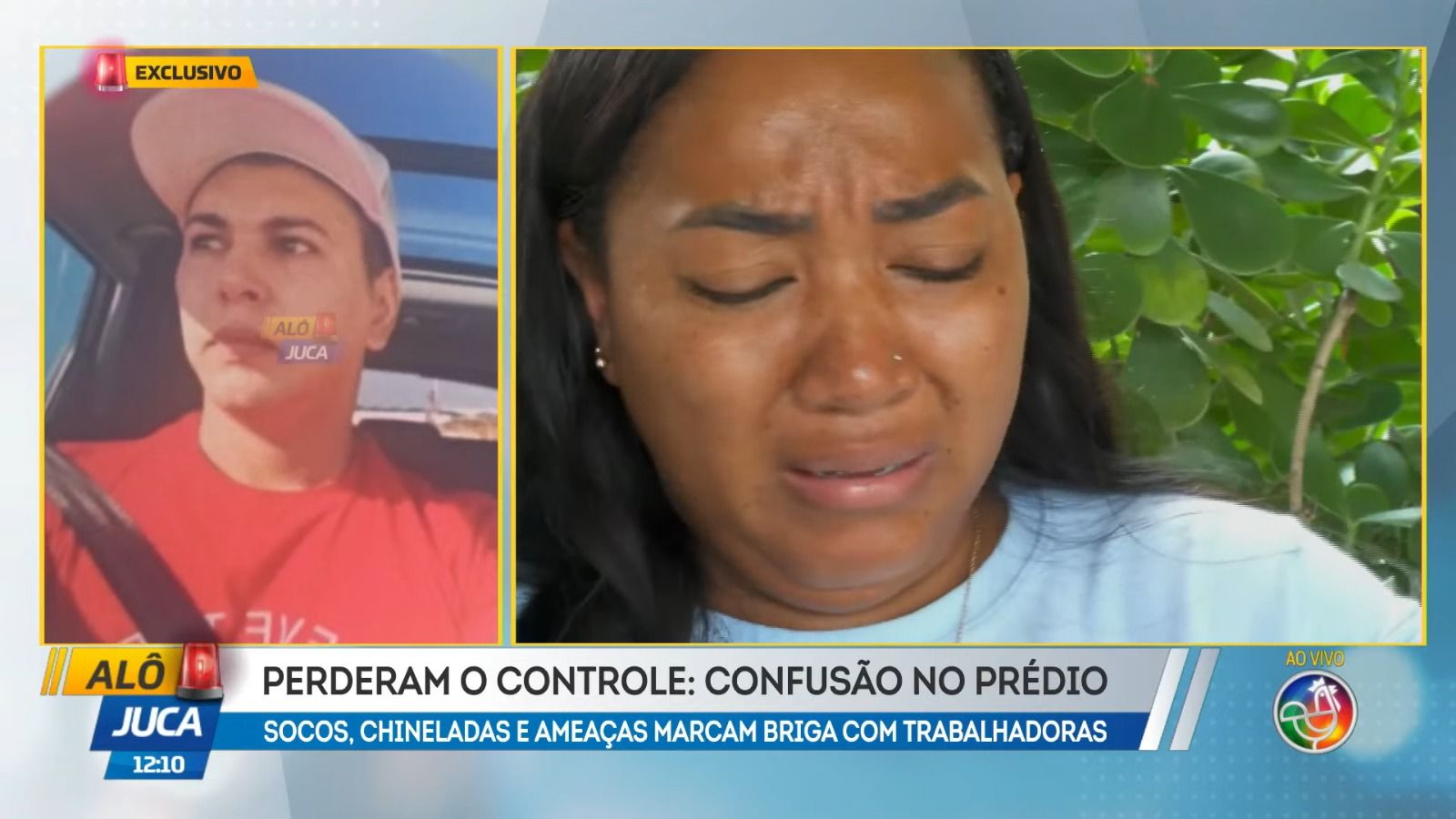 Duas mulheres foram agredidas e ameaçadas de morte por um ex-patrão na tarde de terça-feira (7). | Foto: Reprodução/TV Aratu