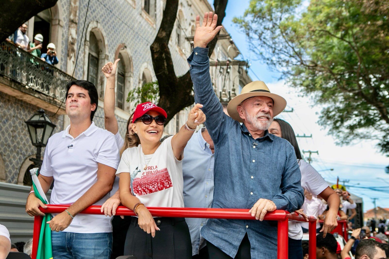 Na campanha eleitoral de 2026, Janja voltou a acompanhar Lula em eventos pol&iacute;ticos. | Foto: Ricardo Stuckert