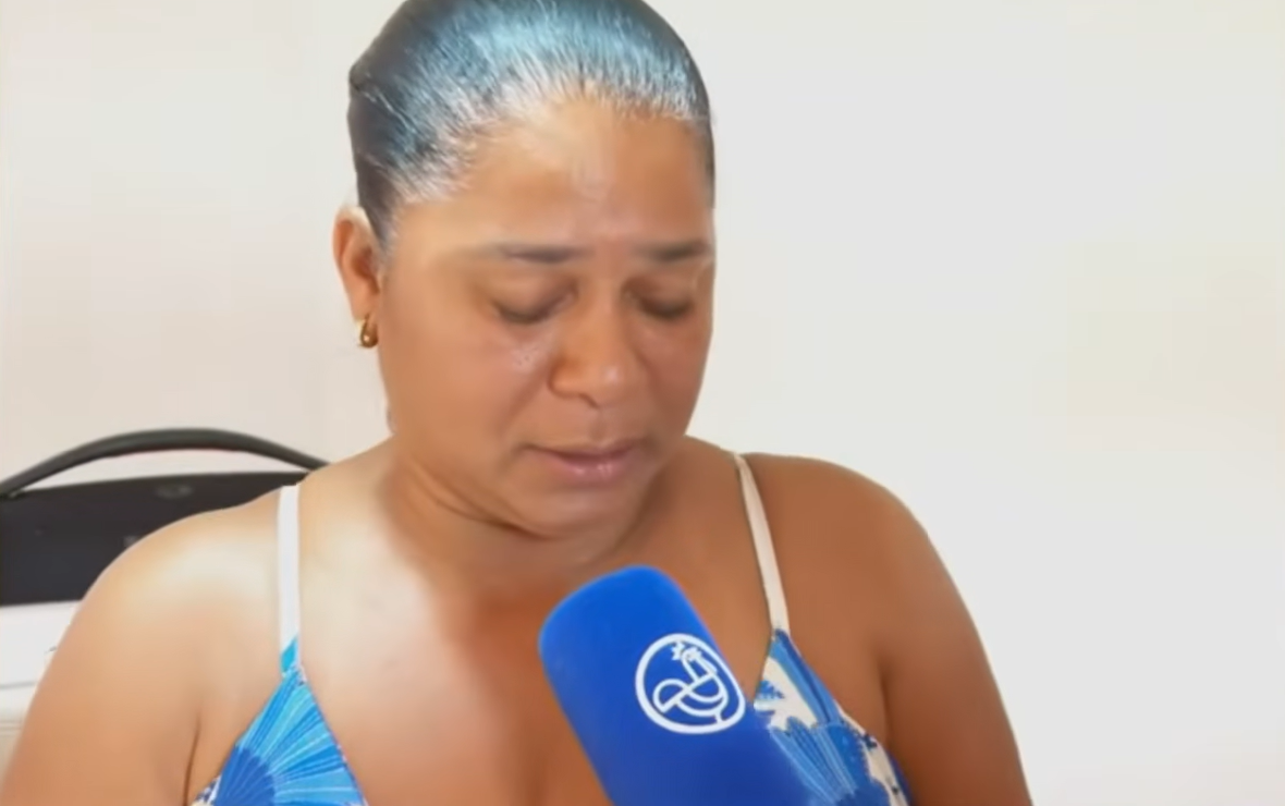 Ricardo Neri Melo J&uacute;nior, suspeito de matar Brenda Nicole durante um assalto no Imbu&iacute;, em Salvador, passou por audi&ecirc;ncia de cust&oacute;dia nesta quarta-feira (9). | Foto: Reprodu&ccedil;&atilde;o/TV Aratu