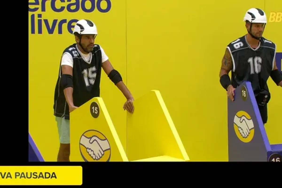 Prova do L&iacute;der pausada. Foto: Reprodu&ccedil;&atilde;o/Globoplay