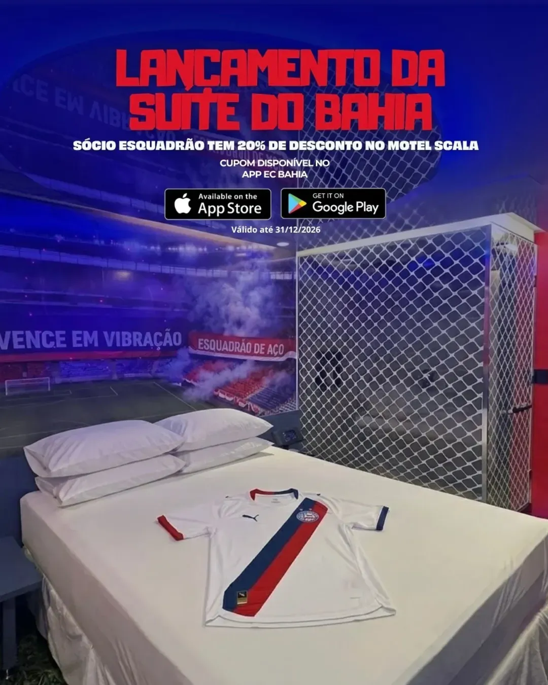 Anunciada nas redes sociais em publicação conjunta, a novidade foi apresentada como uma experiência voltada à torcida. | Foto: Divulgação