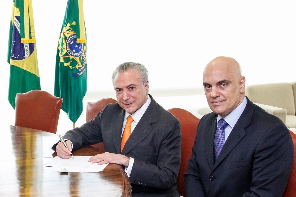 Michel Temer indicou Alexandre de Moraes ao STF | Foto: Valdenio Vieira/PR