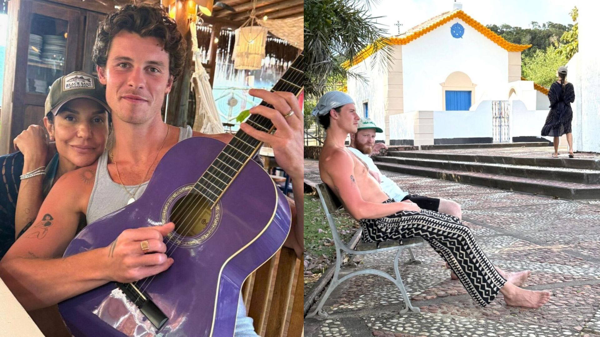 Shawn Mendes visitou a Ilha dos Frades, que pertence a Salvador. | Foto: Redes Sociais