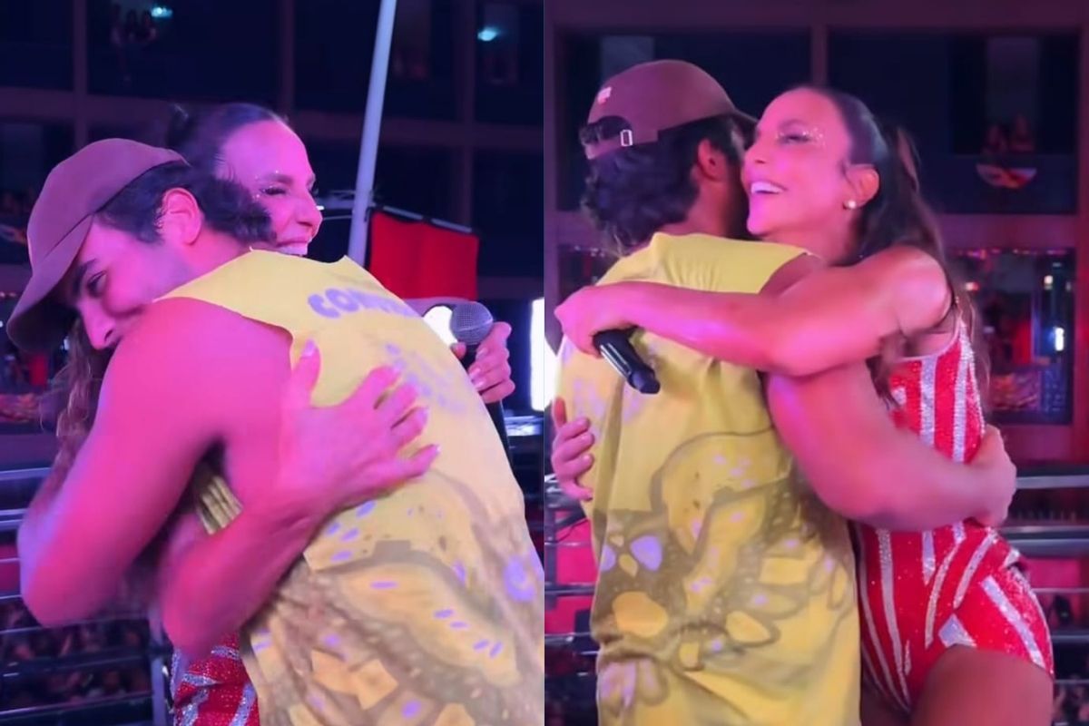 Ivete Sangalo e Marcelo dan&ccedil;am juntos e divertem p&uacute;blico no Carnaval de Salvador, nesta segunda-feira (16). Foto: Reprodu&ccedil;&atilde;o / Instagram @ivetesangalo