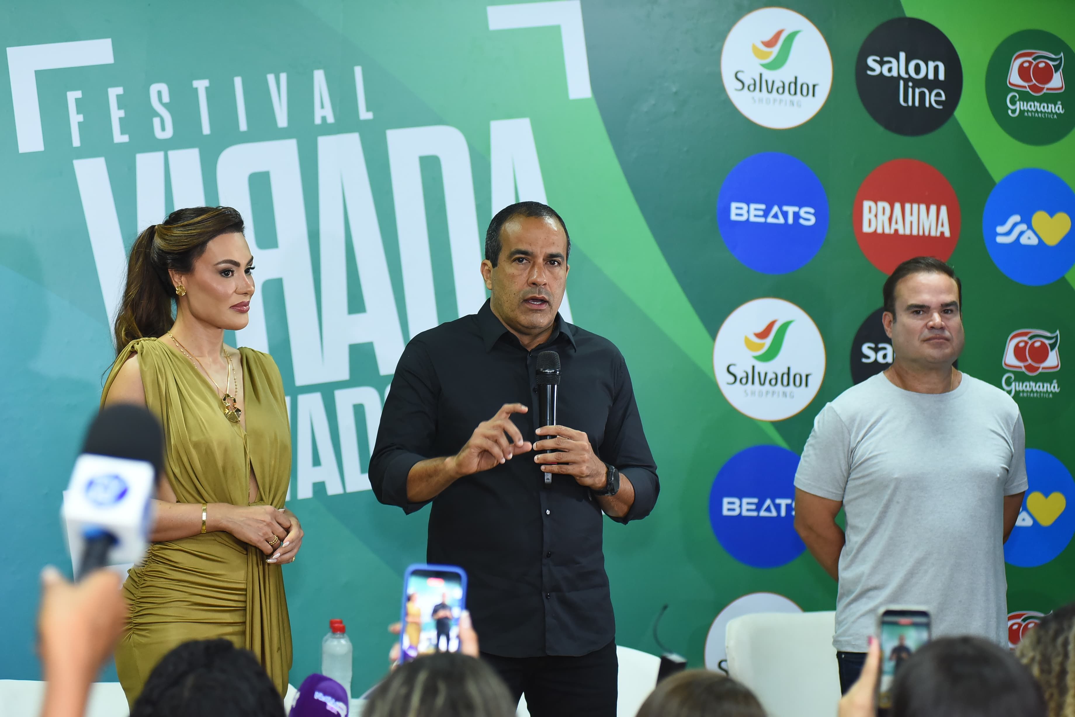 Bruno Reis fala sobre shows internacionais em Salvador. Foto: Jefferson Peixoto/ Secom PMS