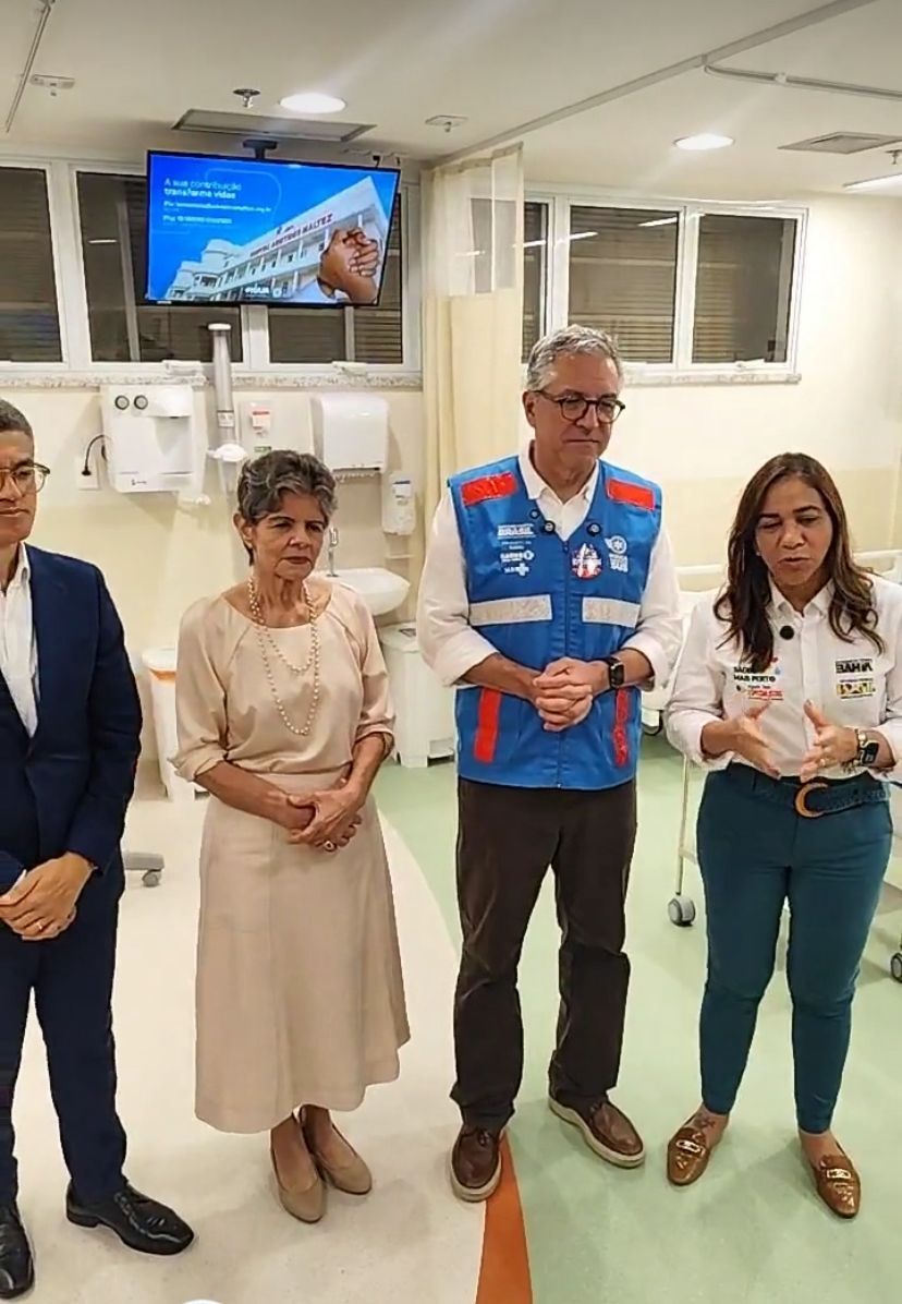 A nova torre do Hospital Aristides Maltez (HAM), em Salvador, entrou em operação nesta segunda-feira (1º). | Foto: Divulgação