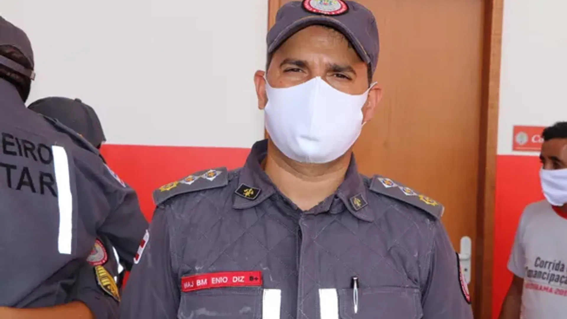 Tenente Ênio Alcantara, do Corpo de Bombeiros, foi preso e liberado no último sábado (27), em Ipirá, Bahia | Foto: Divulgação/CBMBA