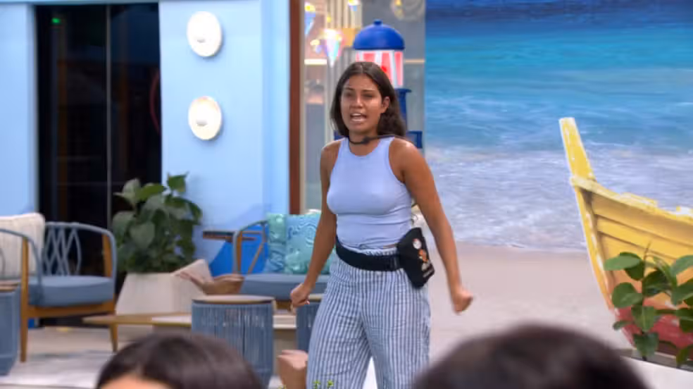 A discuss&atilde;o sobre a divis&atilde;o de duplas na Prova do L&iacute;der do BBB 26 movimentou a &aacute;rea externa da casa. | Foto: Gshow