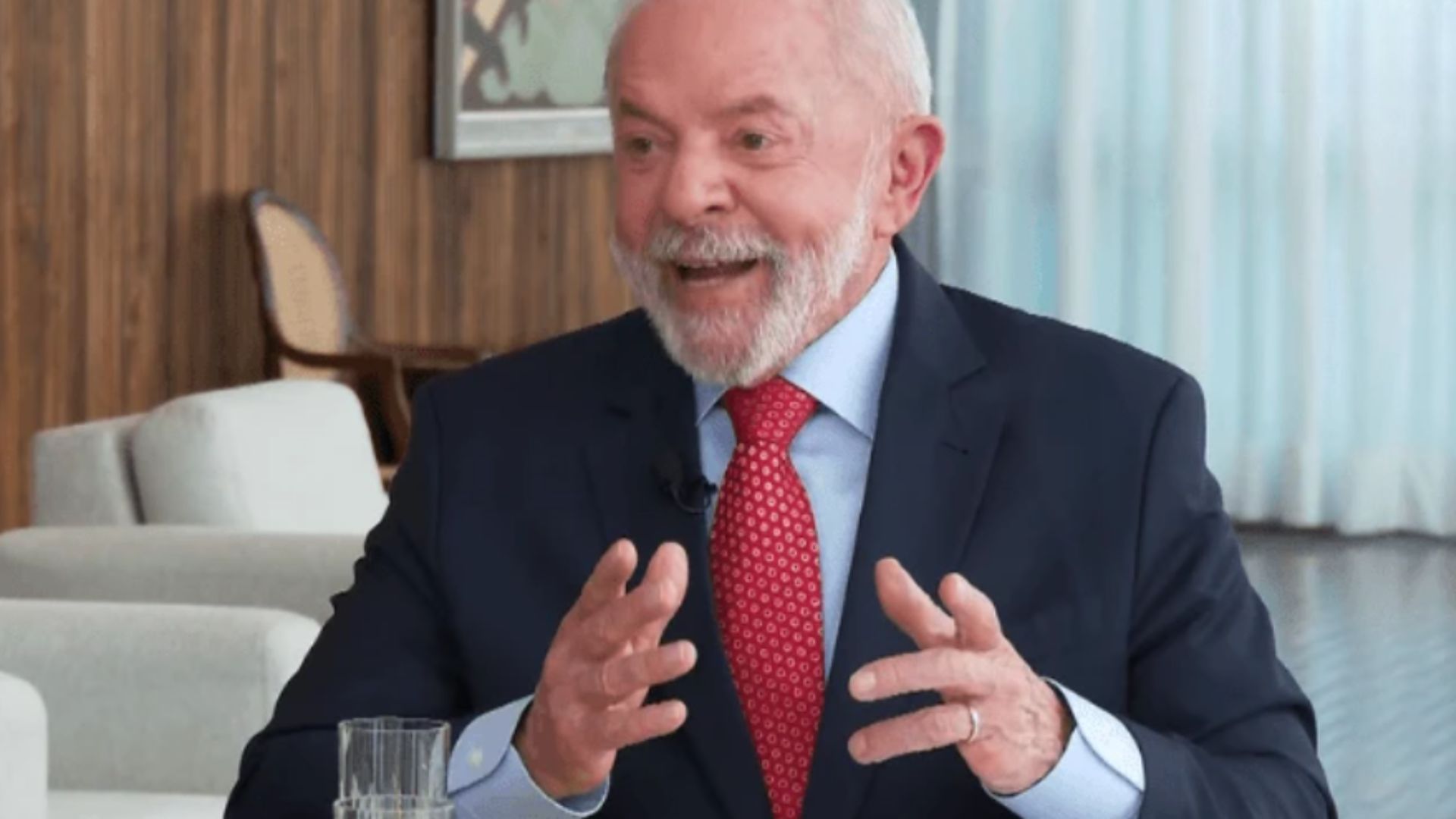 Lula em entrevista exclusiva ao SBT | Foto: reprodução/SBT