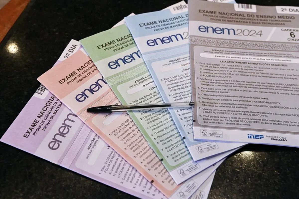 Provas do Exame Nacional do Ensino Médio. Foto: Divulgação / MEC / Flickr