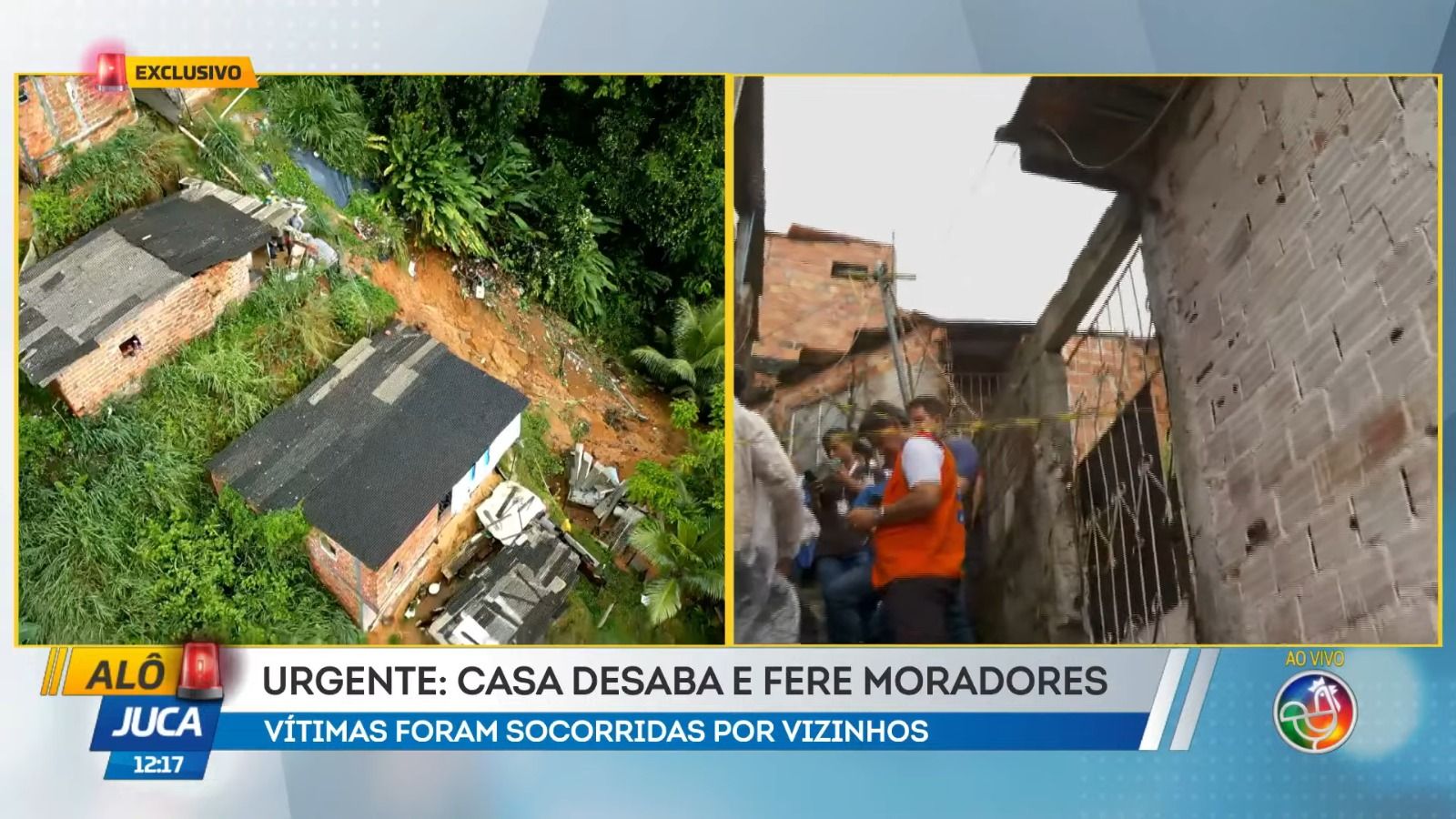 A Defesa Civil de Salvador (Codesal) informou que, devido às fortes chuvas que atingem a capital desde terça-feira (11), o nível de observação foi elevado. | Foto: Reprodução/TV Aratu