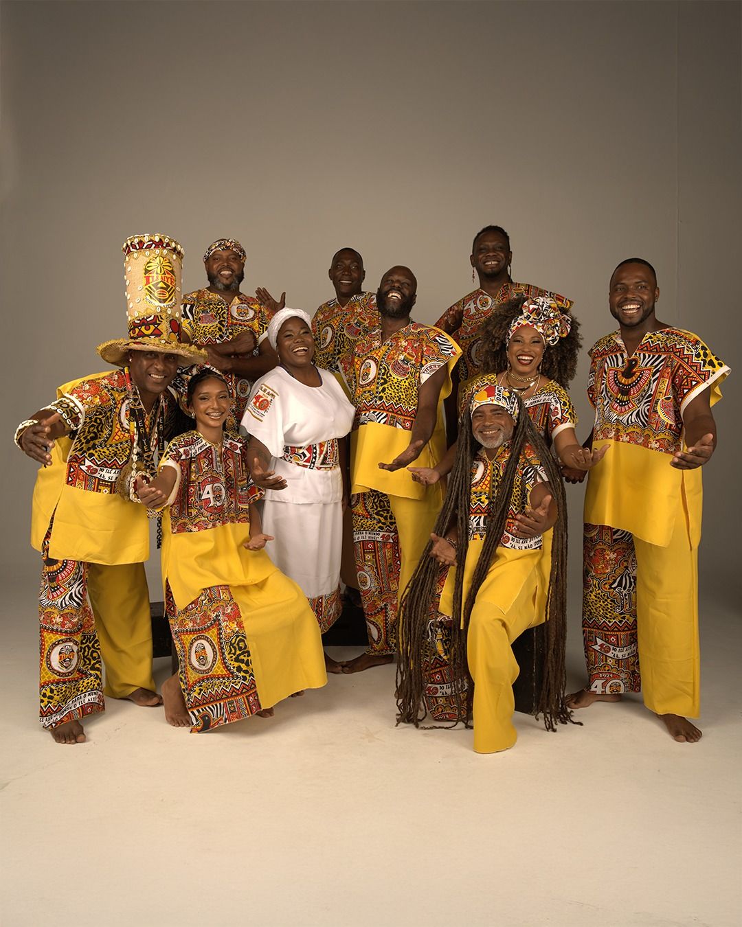 O bloco Ilê Aiyê apresenta, neste sábado (18), com um show no Pelourinho, o tema que vai conduzir o bloco no Carnaval de 2026.  | Foto: Renata Xavier