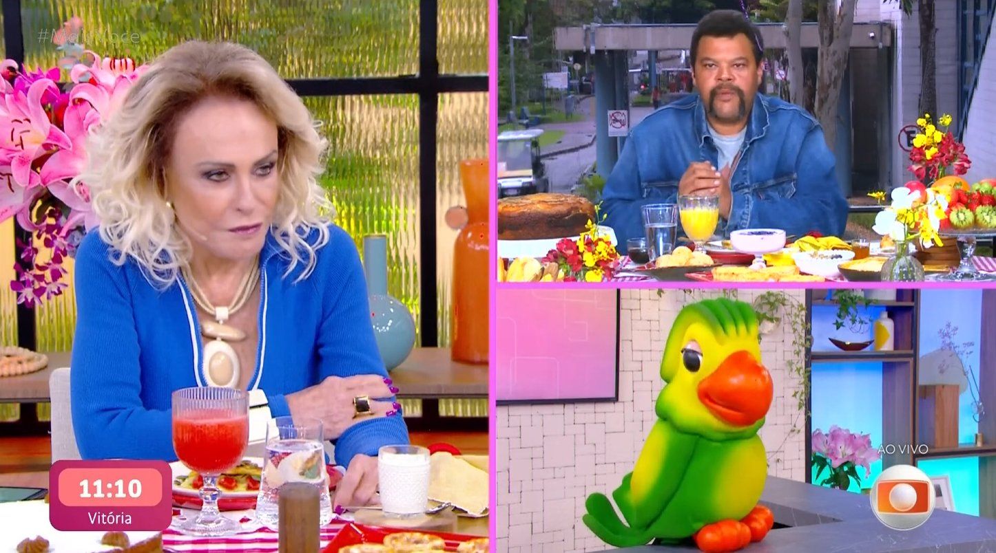 Ap&oacute;s assistir a v&iacute;deos dos embates com a jornalista, o ator afirmou que o jogo estimula conflitos. | Foto: TV Globo