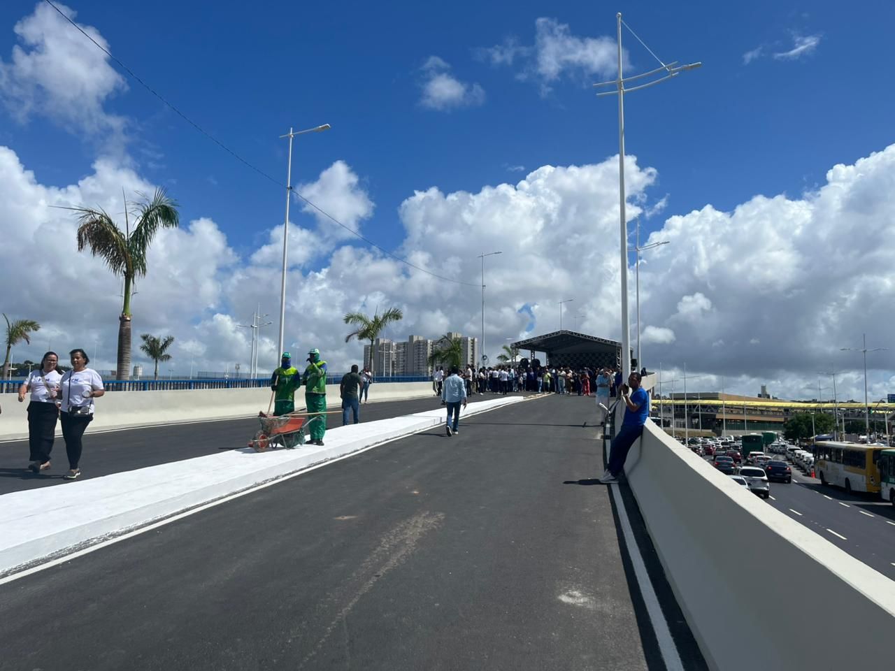 Viaduto Jos&eacute; Linhares | Foto: Jo&atilde;o Tramm/Aratu On