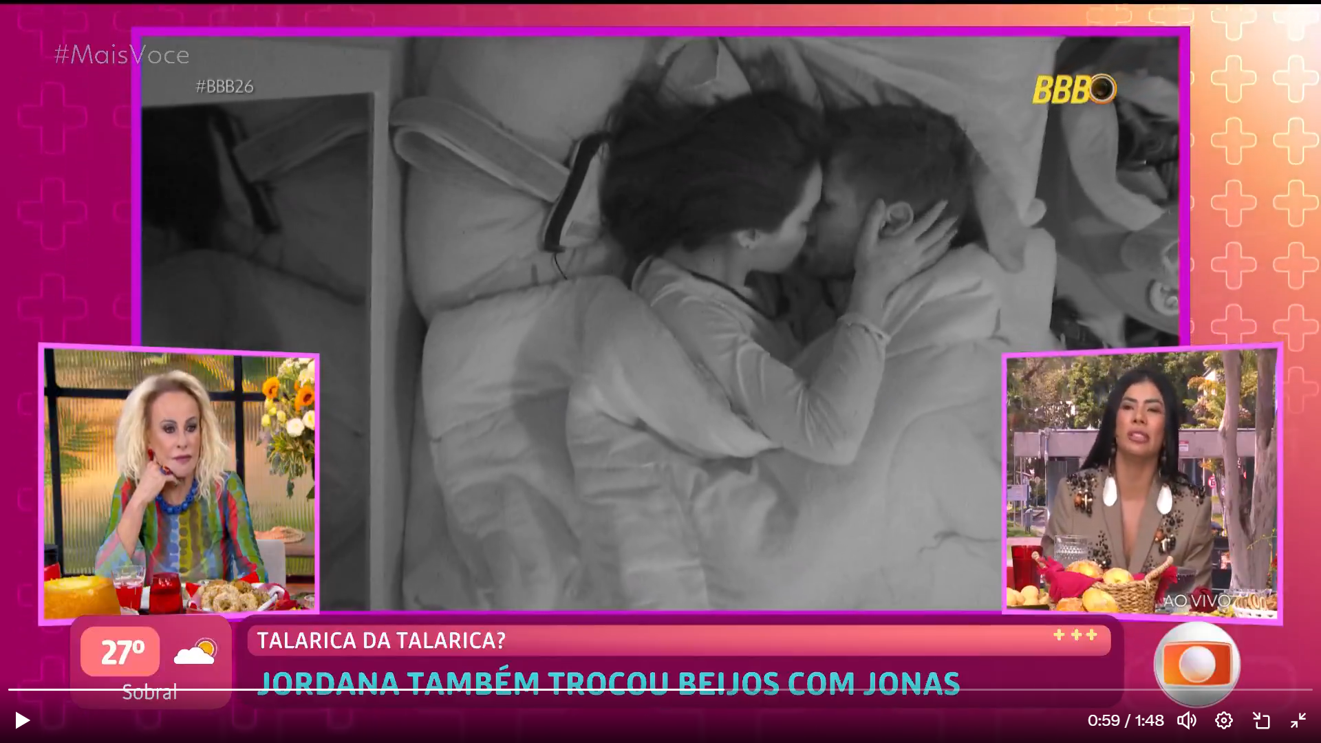 A ex-sister tamb&eacute;m classificou o envolvimento com Jonas como algo pontual dentro do contexto do jogo. | Foto: TV Globo