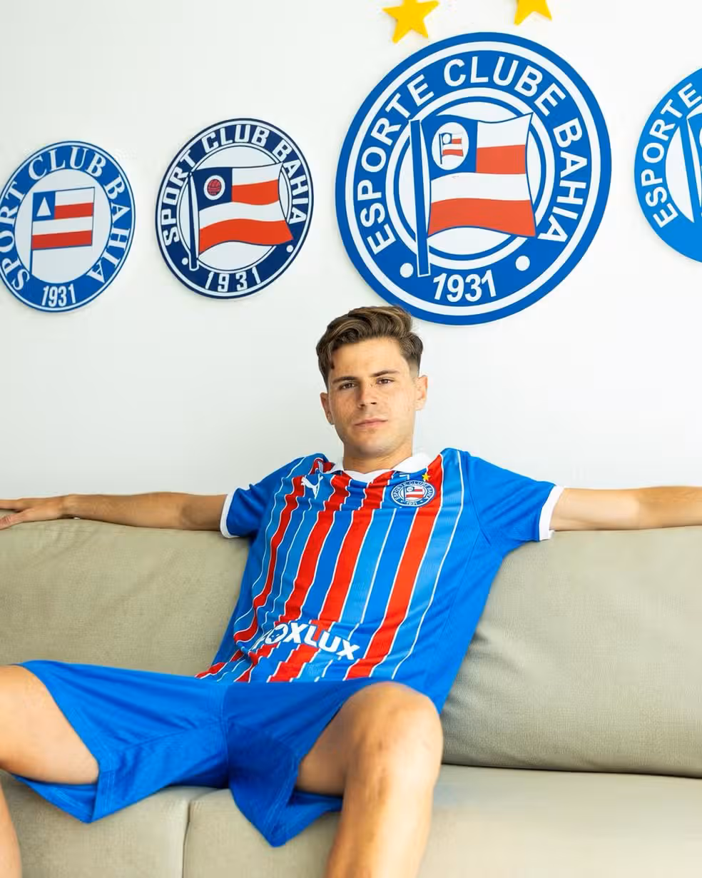 O Esporte Clube Bahia anunciou, na manh&atilde; desta quinta-feira (2), a contrata&ccedil;&atilde;o do zagueiro espanhol Marco Moreno. | Foto: Catarina Brand&atilde;o/EC Bahia