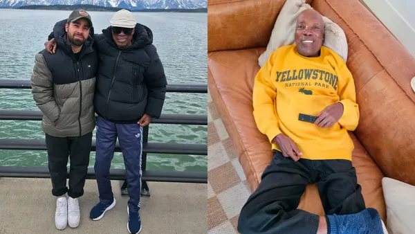 Milton Nascimento e o filho Augusto compartilharam momentos da viagem | Fotos: redes sociais