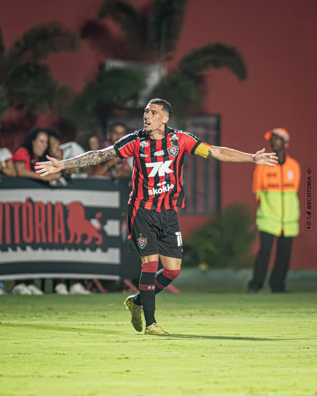 Os gols do time baiano foram marcados por Gabriel Baralhas, Erick, Renato Kayzer e Diego Tarzia. | Foto: Victor Ferreira/EC Vit&oacute;ria/Ilustrativa