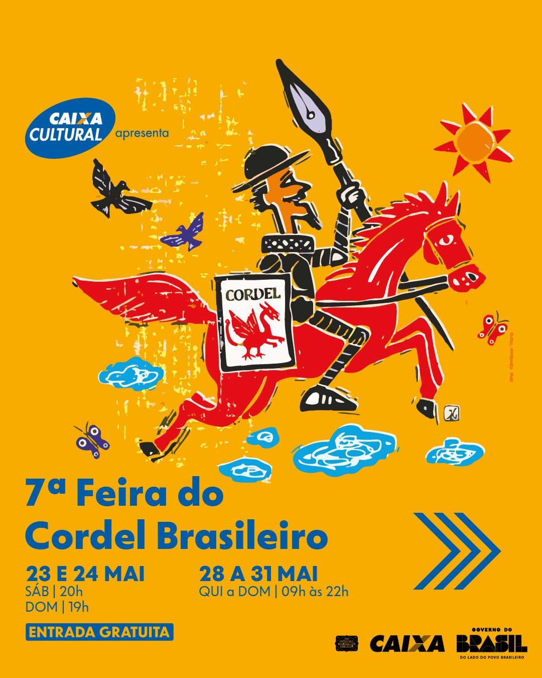 A Feira do Cordel Brasileiro será realizada pela primeira vez em Salvador entre os dias 23 e 24 e de 28 a 31 de maio. | Foto: Divulgação