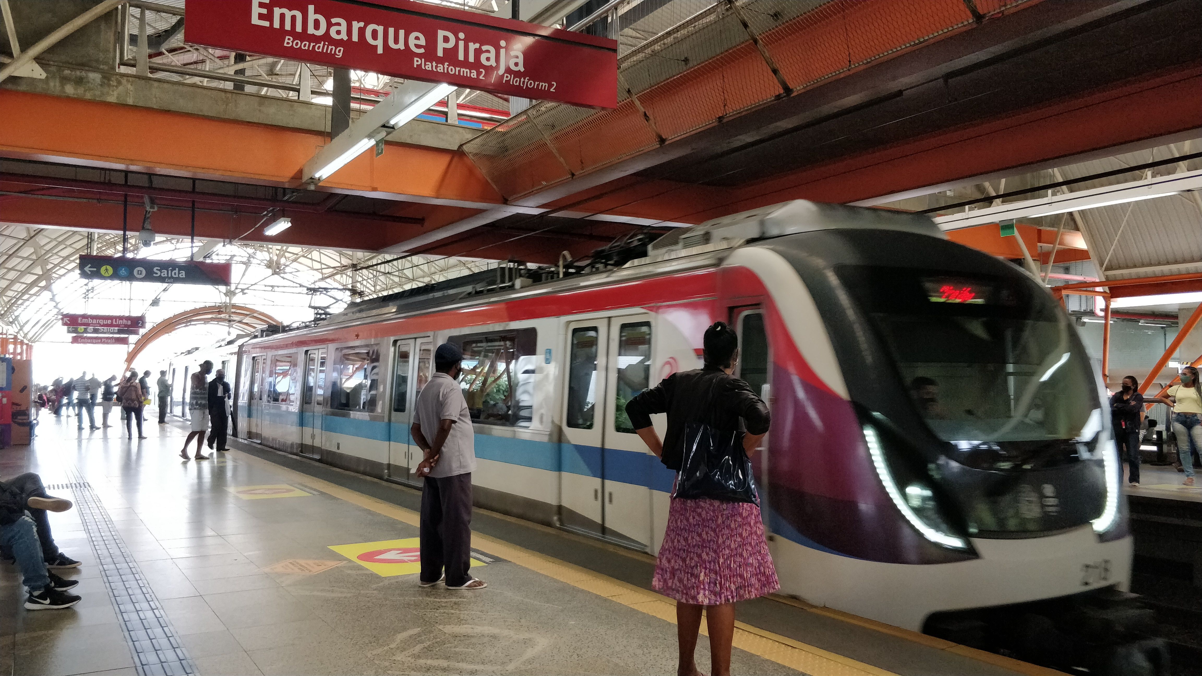 O processo prevê o fornecimento de dez novos trens metroviários para as Linhas 1 e 2 do Sistema Metroviário de Salvador e Lauro de Freitas. | Foto: Divulgação