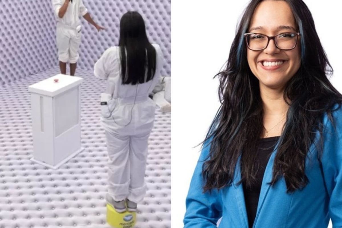 Raffaela Jaqueira passou mal durante prova final do Quarto Branco no BBB 26. Foto: Reprodu&ccedil;&atilde;o / Globoplay