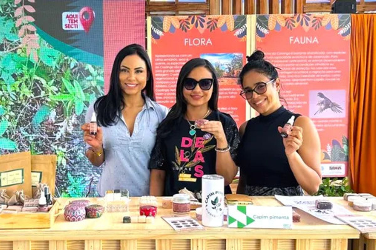 Capim Pimenta, startup de Salvador que desenvolve biocosméticos sustentáveis. Foto: Divulgação