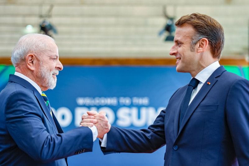 Macron visitará Salvador antes de encontrar Lula na COP 30, em Belém | Ricardo Stuckert / PR