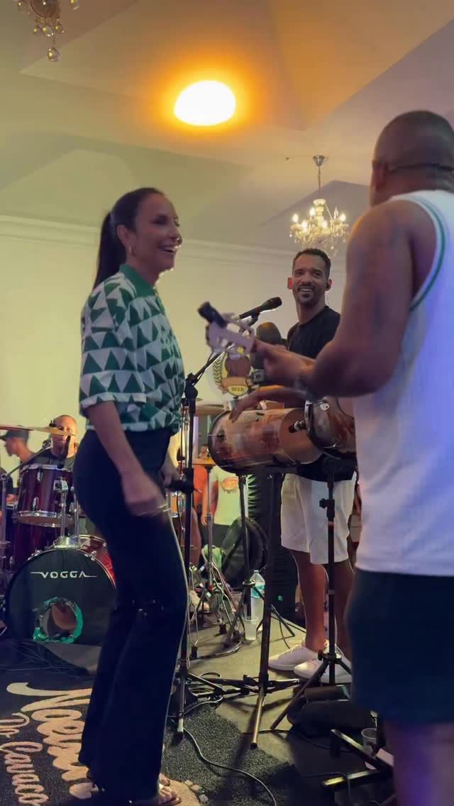 Registros da participa&ccedil;&atilde;o foram compartilhados pela cantora nas redes sociais. | Foto: Redes Sociais