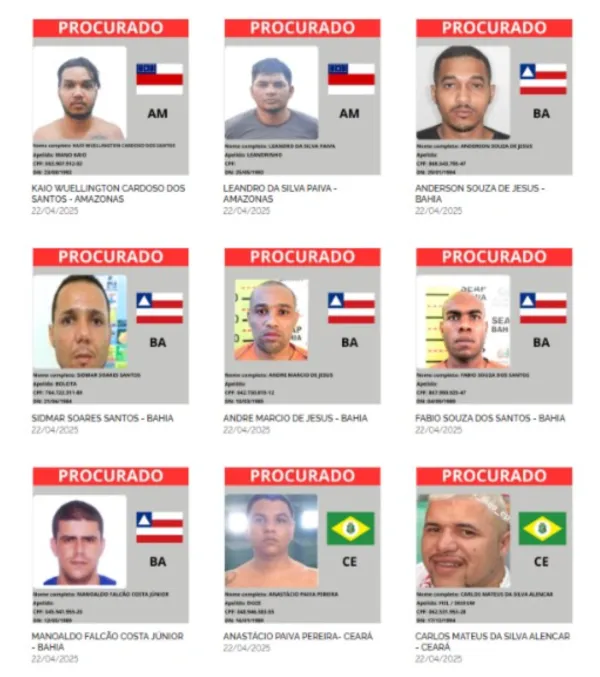 O portal integra o Programa Captura, ação nacional voltada à identificação, localização e prisão de criminosos considerados de alta periculosidade. | Foto: Divulgação/Ministério da Justiça e Segurança Pública
