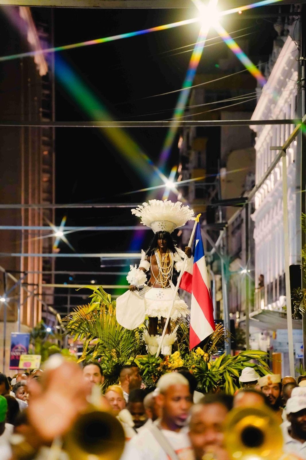 A imagem da Cabocla foi incorporada posteriormente &agrave;s comemora&ccedil;&otilde;es para destacar o protagonismo feminino. | Foto: Secom PMS