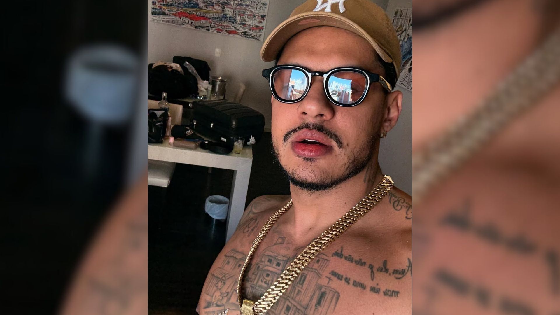 Rapper Hungria foi hospitalizado após ingerir bebida supostamente adulterada | Foto: reprodução/Instagram