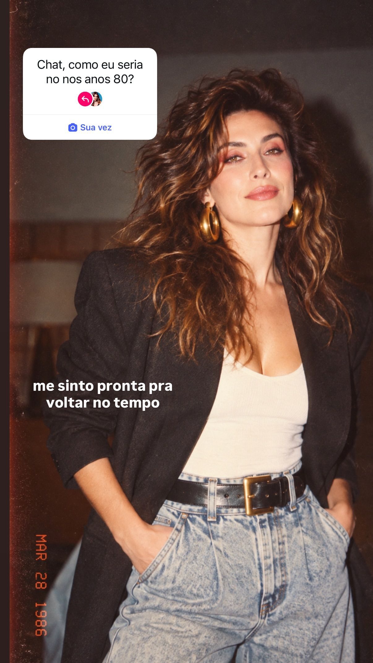 Em clima de nostalgia, internautas est&atilde;o recorrendo a ferramentas de intelig&ecirc;ncia artificial (IA) para voltar aos 1980. | Foto: Redes Sociais