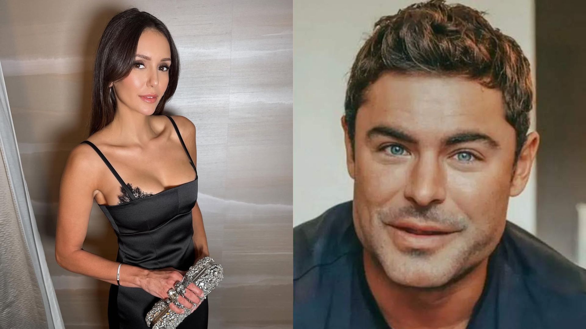 Nina Dobrev e Zac Efron. Fotos: Reprodução / Instagram @nina - 