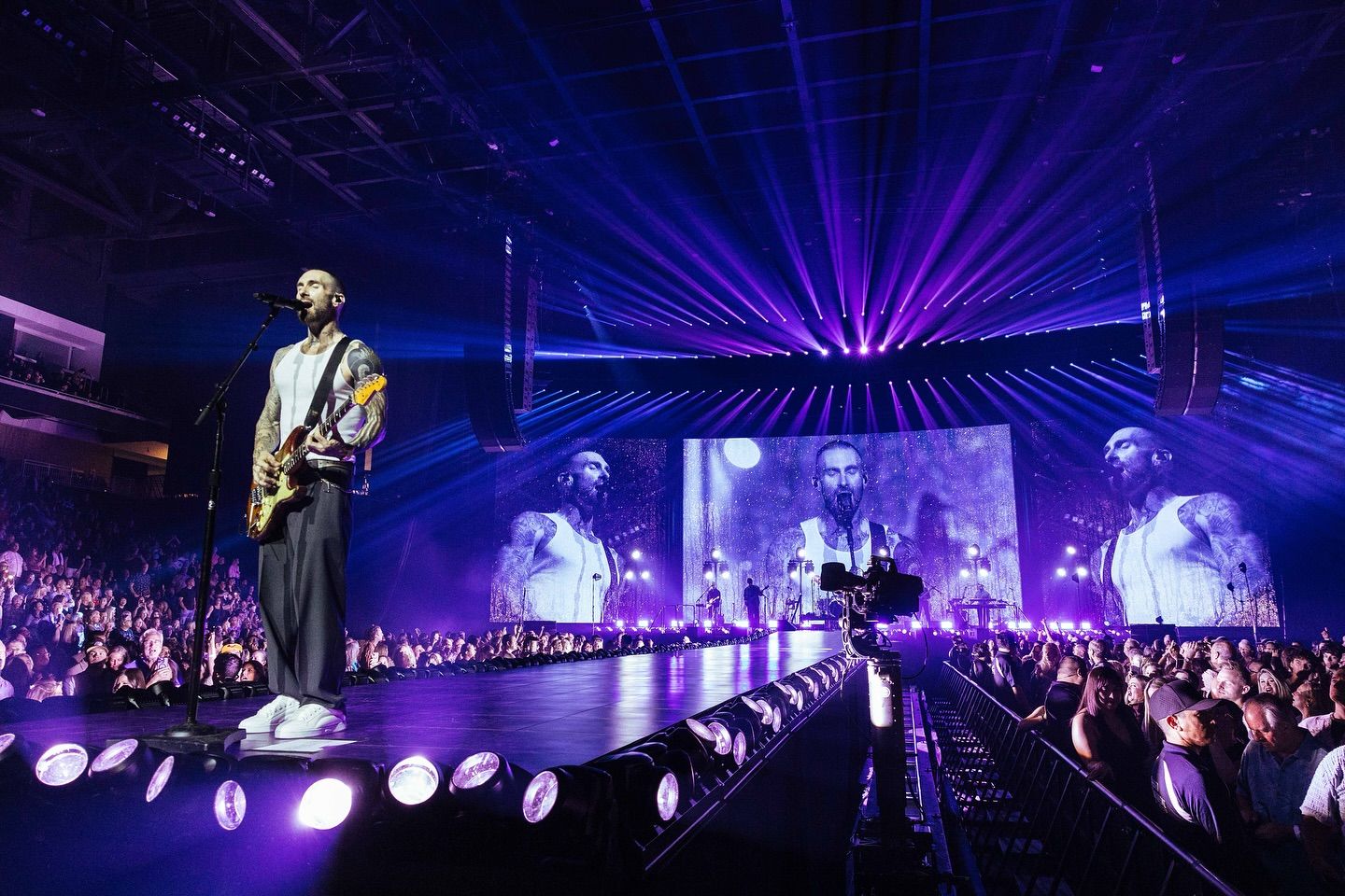 O show da banda norte-americana Maroon 5 em Salvador acontece nesta quinta-feira (10), na Arena Fonte Nova. | Foto: Redes Sociais