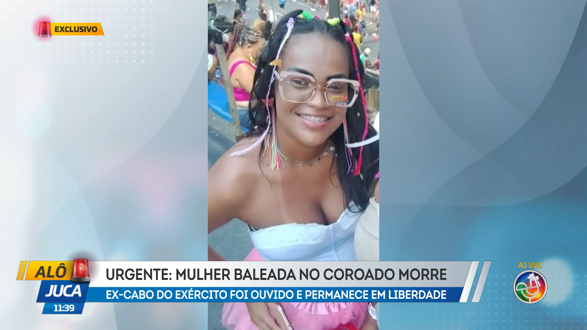 Uma mulher de 33 anos morreu ap&oacute;s ser baleada na manh&atilde; de domingo (19) na localidade do Coroado, em Salvador. | Foto: Reprodu&ccedil;&atilde;o/TV Aratu