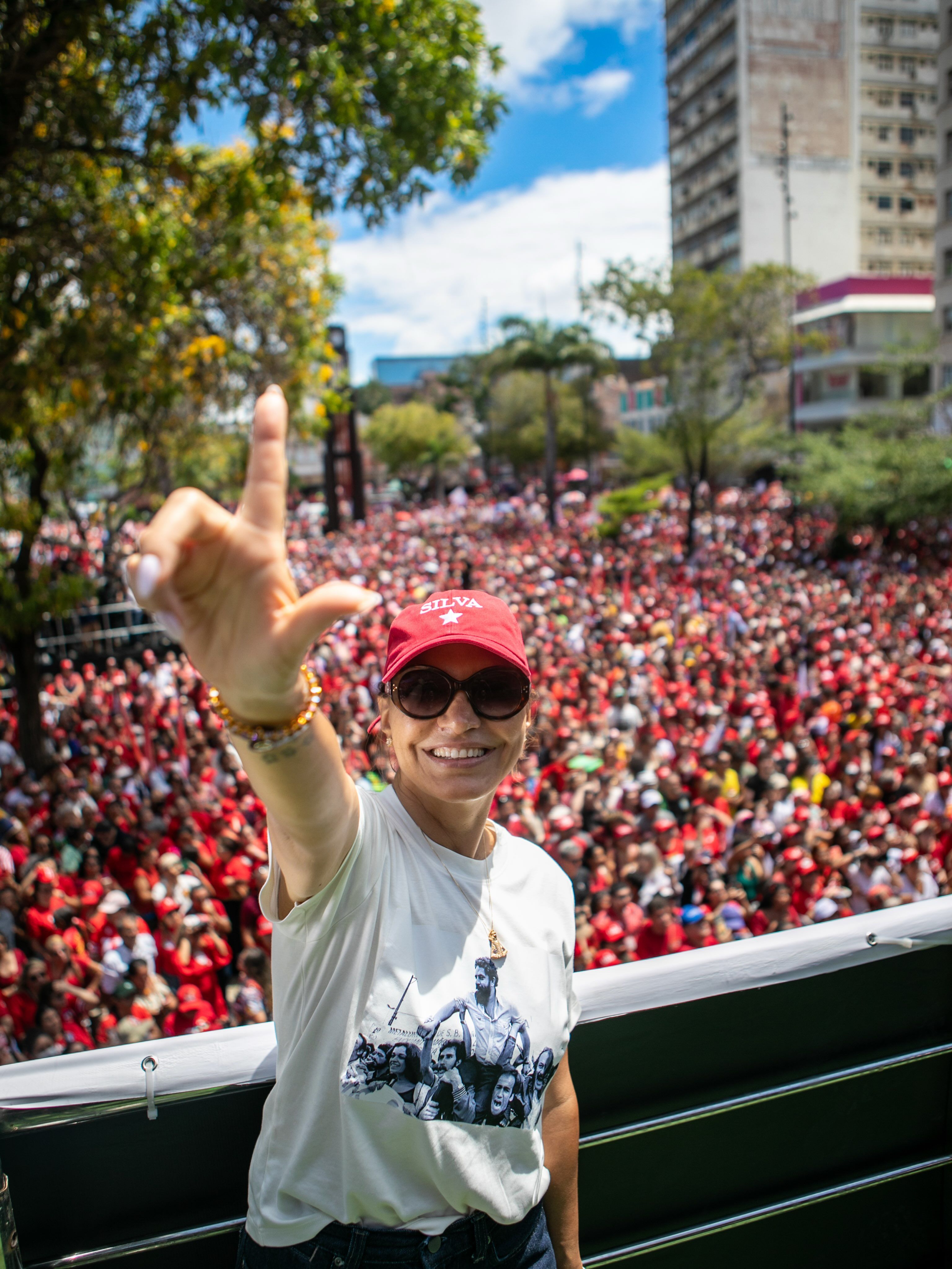 Ros&acirc;ngela da Silva, conhecida como Janja, &eacute; soci&oacute;loga, militante do Partido dos Trabalhadores (PT) e primeira-dama do Brasil. | Foto: Ricardo Stuckert