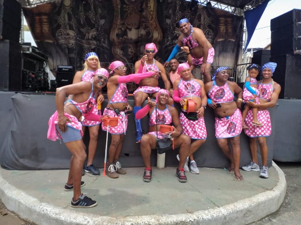 O&nbsp;baba de saia, tamb&eacute;m chamado de baba de vinho, &eacute; uma tradi&ccedil;&atilde;o popular bastante conhecida na Bahia. | Foto: Mara Silvany/Ascom