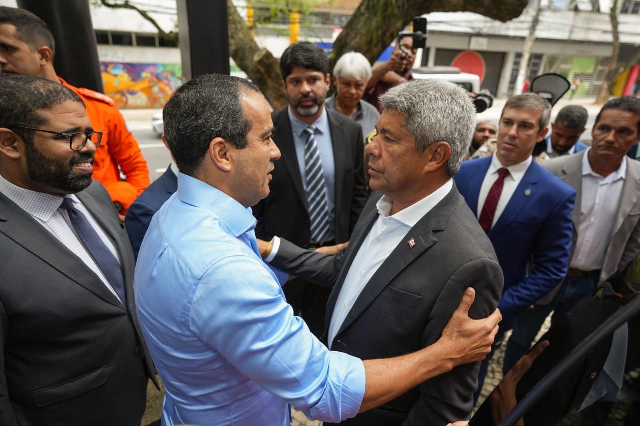 Bruno Reis e Jerônimo Rodrigues apresentam Plano de Segurança Pública para Salvador | Foto: Betto Jr./Secom