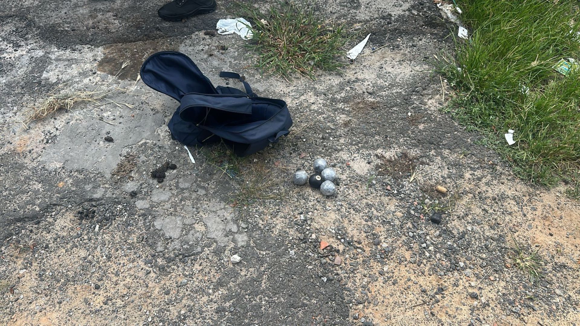 Artefatos explosivos com integrantes de torcida organizada em Salvador. Foto: 14ª CIPM