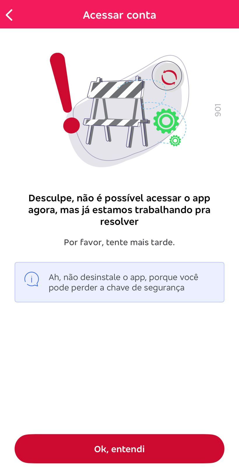 O aplicativo do Bradesco apresenta instabilidade na manhã desta sexta-feira (12). | Foto: Aratu On